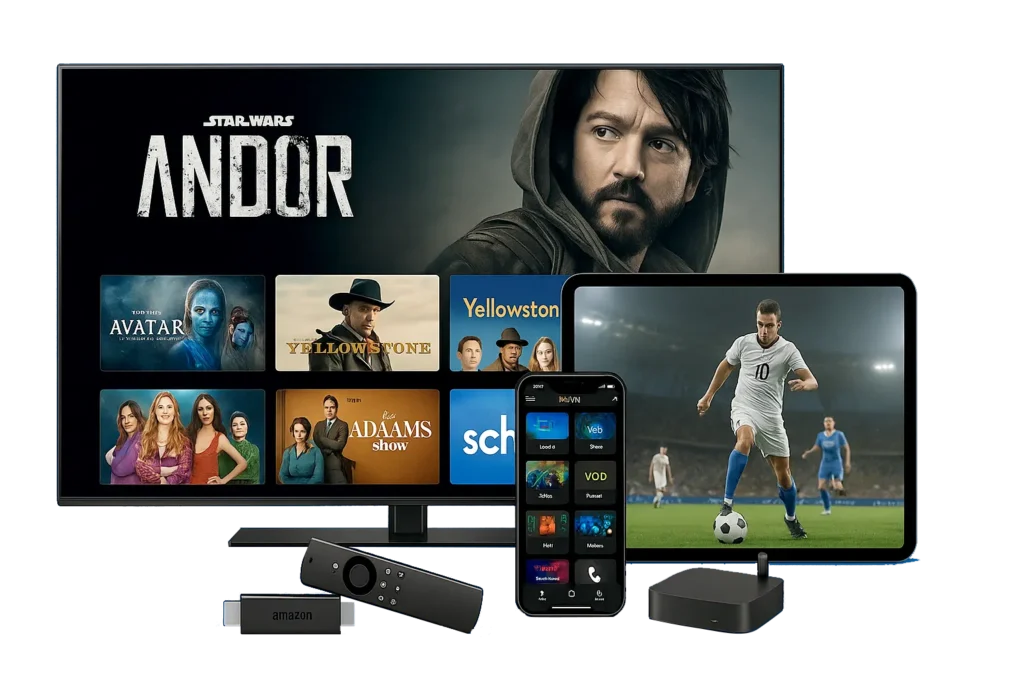 IPTV German streamen Sie alles, was Sie lieben – günstiger, flexibler, grenzenlos.